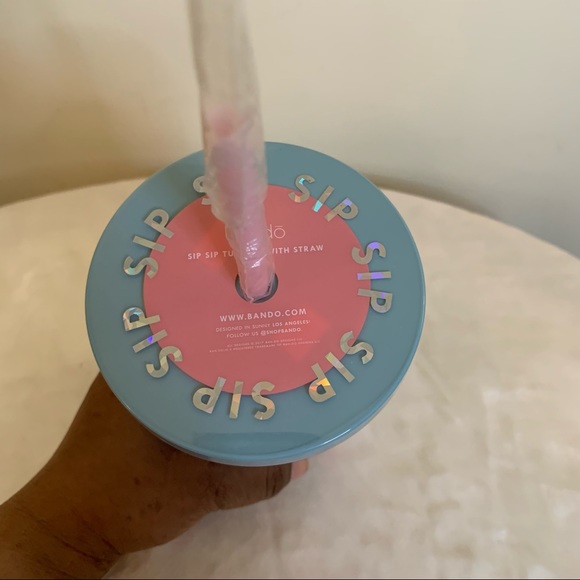 Ban.do Sip Sip Tumbler with Straw (NWT) - Picture 5 of 7